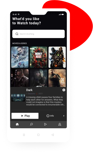 Supports On-Demand & Live Content