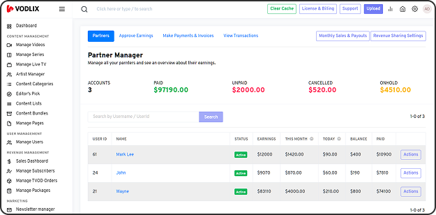 Content Partner Portal